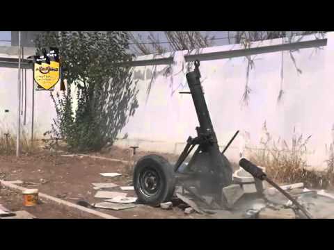 استهداف  قوات النظام بقذائف الهاون من قبل جيش الإسلام في عدرا في محافظة ريف دمشق