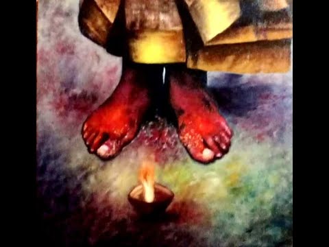 women power composition painting on canvas||oil colour tutorial artwork||figurative drawing study||