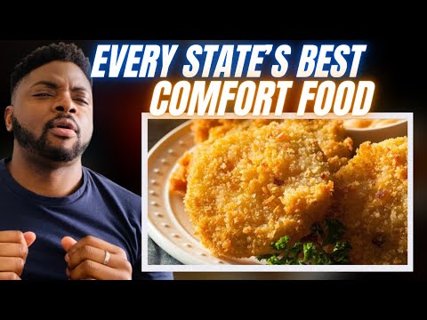 Brit reage à melhor comida reconfortante de todos os estados americanos!