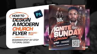 Easy Poster Design in Photoshop for Beginners – Step-by-Step Tutorial