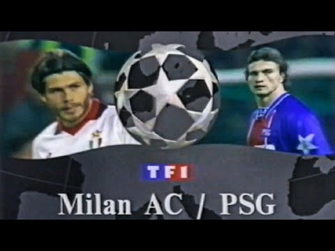 BA TF1: AC Milan vs PSG, Ajax Amsterdam vs Bayern München 1/2 Finale UEFA Champions League 1994/1995