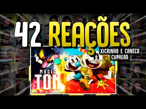 42 REAÇÕES | Rap do Xicrinho e Caneco (Cuphead) - BEM-VINDO A ILHA TINTEIRO | PAPYRUS DA BATATA