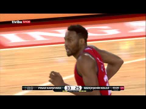 Maç Özeti:Pınar Karşıyaka - Bahçeşehir Koleji 22.Hafta Maç Özeti