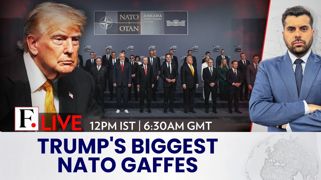 LIVE: Trump's NATO Gaffes Go Viral | Iran-Japan Mix-Up, Putin Slip & 'Tic Tac' Moment | Firstpost