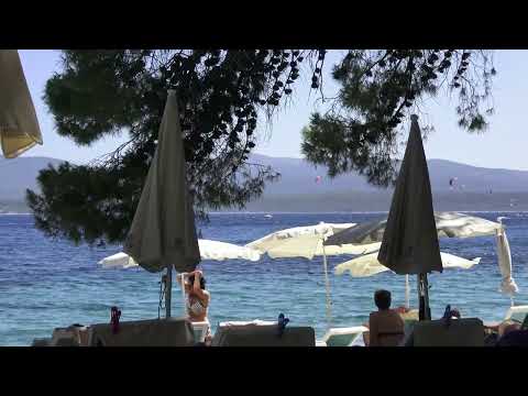 Goldenes Horn Kroatien Insel Brač Bol  Zlatni rat  4K   The Golden Horn Croatia Island Brač 2022