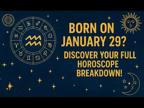 Born on January 29? Discover Your Full Horoscope Breakdown!