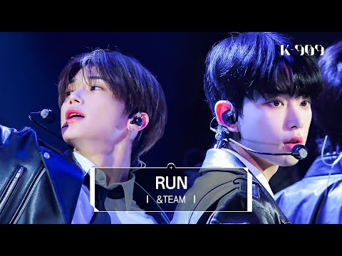 [Exclusive/Next Generation] &TEAM – RUN ( BTS COVER )  l @JTBC K-909 230708