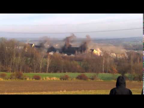 Maschinenhaus im ehemaligen Kraftwerk Hagenwerder fällt in sich zusammen