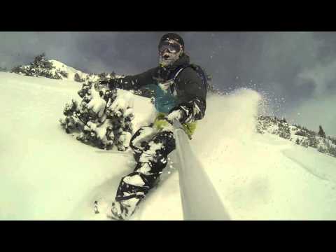 Zug baby! snowboard tree runs in Arlberg -  Richie Logan face shots St Anton