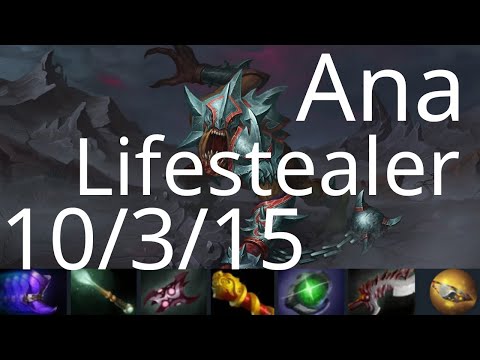 Ana Lifestealer vs Windranger, Chaos Knight - counter failed - dota2