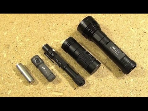 Standardized (AA Battery) Flashlight System (FourSevens, Zebralight, Thrunite, Nitecore) Video