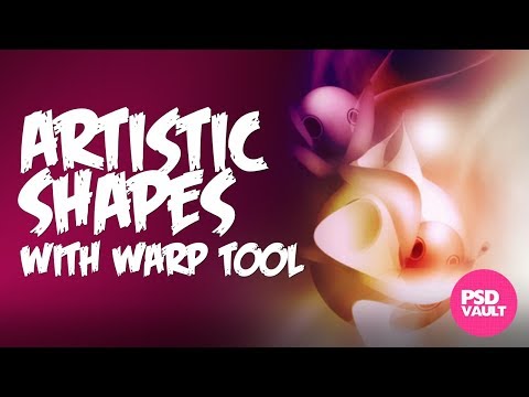 photoshop tutorial artistic abstract with warp tool