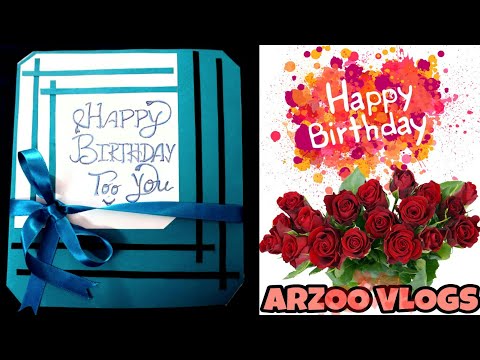 DIY - Twist-Pop Up Birthday Card by Handmade Cards Ideas | ARZOO VLOGS