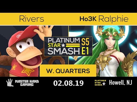 PSS S5:E1 - Rivers (Diddy Kong) Vs. Ho3K | Ralphie (Palutena, Wolf) - W Quarterfinals