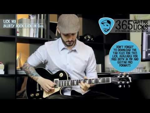 Lick 163/365 - Bluesy Rock Lick in Gm | 365 Guitar Licks Project