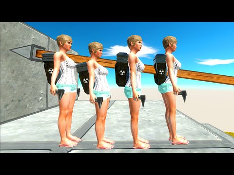 Giant Ballista Attacks Squad Unit | Animal Revolt Battle Simulator