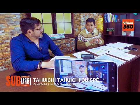 Tahuichi Quispe, candidato a la Alcaldía de El Alto por Jallalla