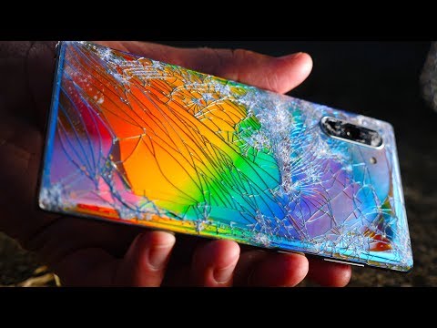 Galaxy Note 10 Drop Test! Shattering World's Most Beautiful Phone!