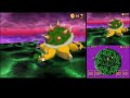 SM64DS Bowser In The Sky Final Star 1 39 73 Luigi