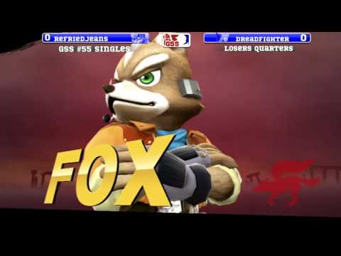 GSS 55 Singles-Refried Jeans(Fox)vs Dreadfighter (Cloud)-SSB4 Losers Quarters-Smash 4- Smash Wii U