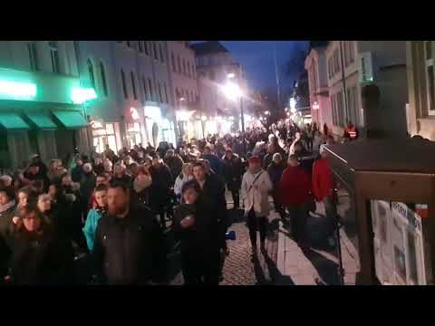 Riesa, Sachsen Demo 09.02.2022