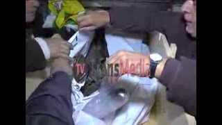 تسليم جثمان الشهيد شادي حمامرة بعد 12 من احتجازه 26 1 2014