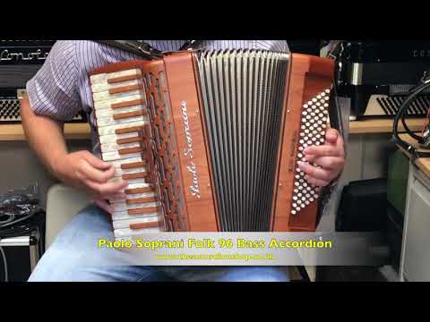 Paolo Soprani Folk 96 Bass Accordion