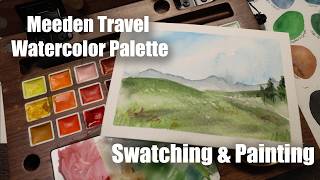 Meeden Travel Palette Swatches and Painting