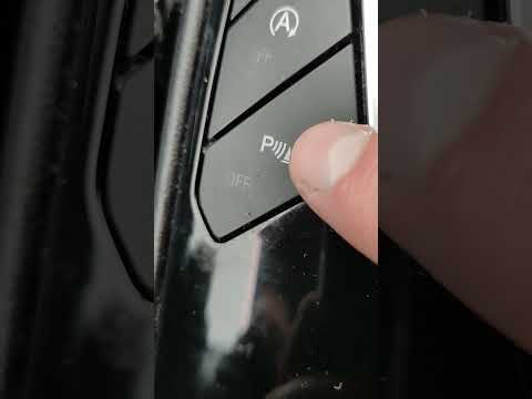 How to turn off the parking sensors in a car