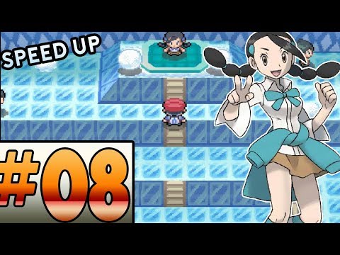 Pokemon Platinum Walkthrough Part 8 - Snowpoint City & Gym Leader Candice (SPEED UP!)