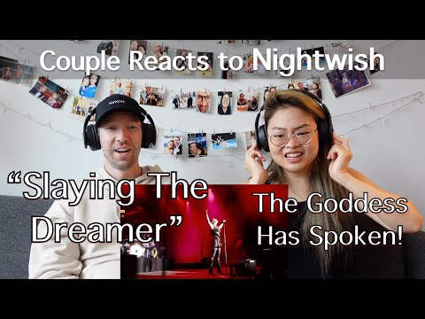 Couple Reacting to Nightwish "Slaying The Dreamer" Live