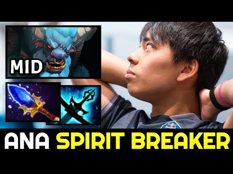 ANA SPIRIT BREAKER Super Annoying MID with Scepter Build Dota 2
