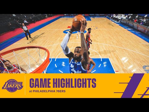 HIGHLIGHTS | LeBron James (34 pts, 6 reb, 6 ast) vs Philadelphia 76ers