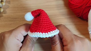 Christmas Hat in Amigurumi Crochet Step by Step