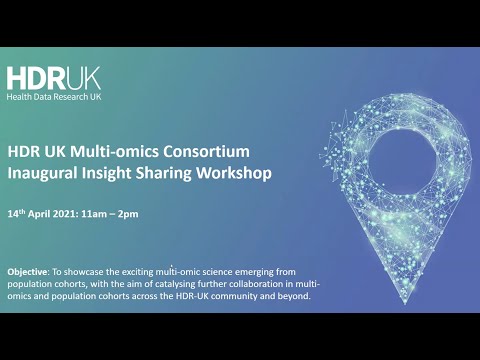 Health Data Research (HDR) UK Multi-'omics Cohorts Consortium - Insight Sharing Day 14.04.21