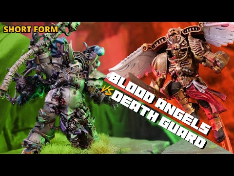 NEW Death Guard Debut vs Blood Angels - A Short Format Warhammer 40k Battle Report
