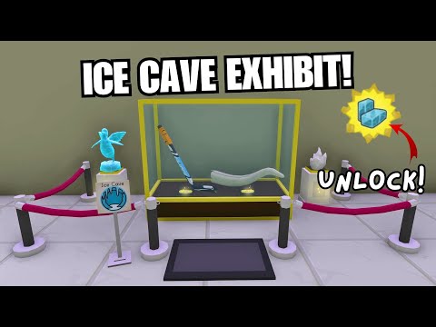 COMPLETE the ICE CAVE EXHIBIT! UNLOCK SLIPPERY ICE BLOCK SHOES! Museum Artifacts - Wobbly Life