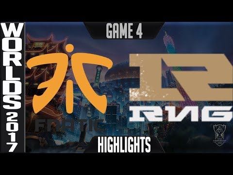 FNC vs RNG Highlights Game 4 - Quarterfinal World Championship 2017 Fnatic vs Royal Never Give Up