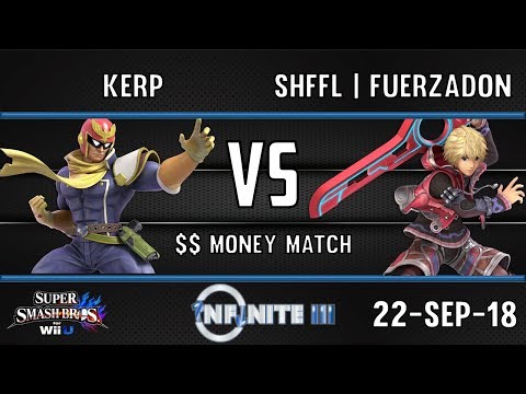 INFINITE 3 SSB4 - KERP (CAPTAIN FALCON) VS SHFFL | FUERZADON (SHULK) - MONEY MATCH