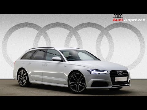 RA65AVN  AUDI A6 AVANT TDI ULTRA BLACK EDITION WHITE 2015