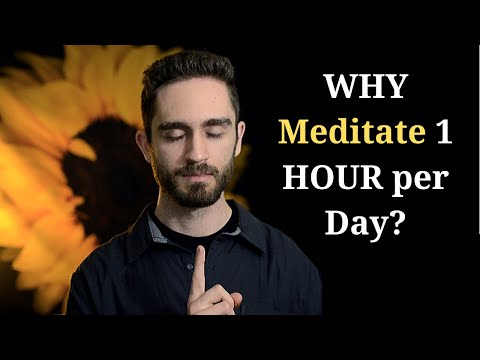 WHY I Meditate 1 Hour Per Day (And Why You Should Too)