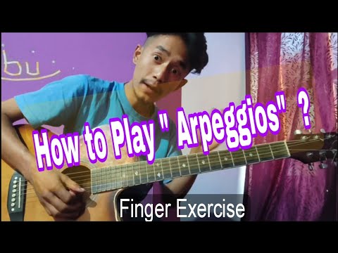 How to play  Arpeggios in Guitar ?  Finger Exercise Lesson #guitarlesson #guitartutorialforbeginners