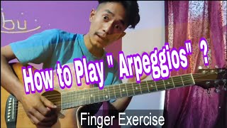 Download lagu How to play  Arpeggios in Guitar ?  Finger Exercise Lesson #guitarlesson #guitartutorialforbeginners mp3