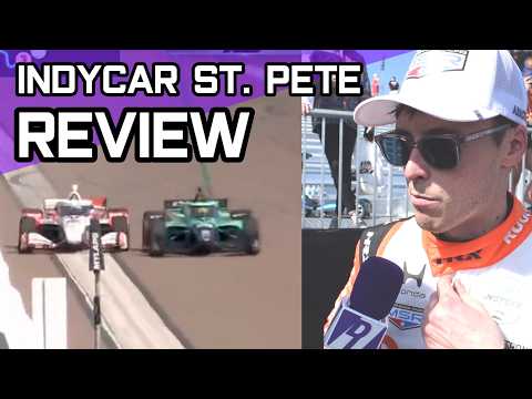 Ericsson vs Armstrong Post Race Reaction - IndyCar in St. Pete Race Report