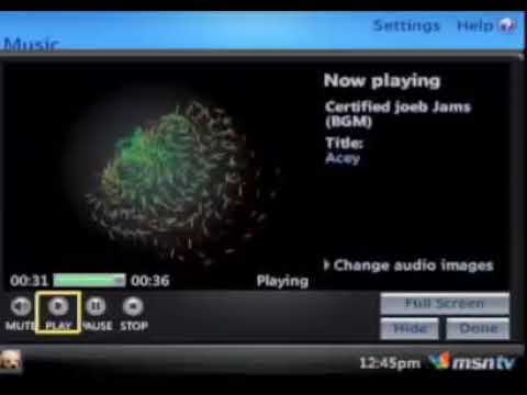 MSN TV login and tour