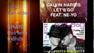 Calvin Harris, Ne-Yo &amp; Chris brown, Rihanna - Let&#39;s go / Turn up the music (Mashup)
