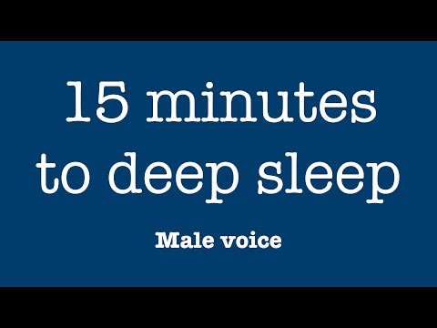 How to fall asleep in 15 min (Male voice): A simple guided sleep meditation