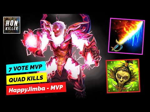 HoN Corrupted Disciple DAWNBRINGER with SHRUNKEN HEAD - MVP