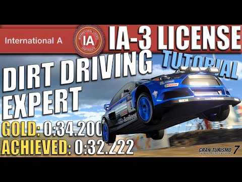 Gran Turismo 7  [GOLD] International A-3 License: Dirt Driving: Expert (Tutorial)