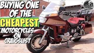 Buying one of the CHEAPEST motorcycles on Craigs List | Rip Off